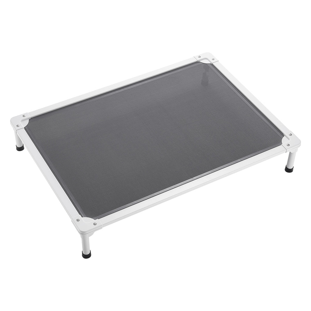 Elevated Dog Bed for Large Dogs – Portable Raised Dog Cot with Breathable Teslin Mesh | Heavy Duty Steel Frame | 42×30 Inches | Indoor & Outdoor Pet Cot