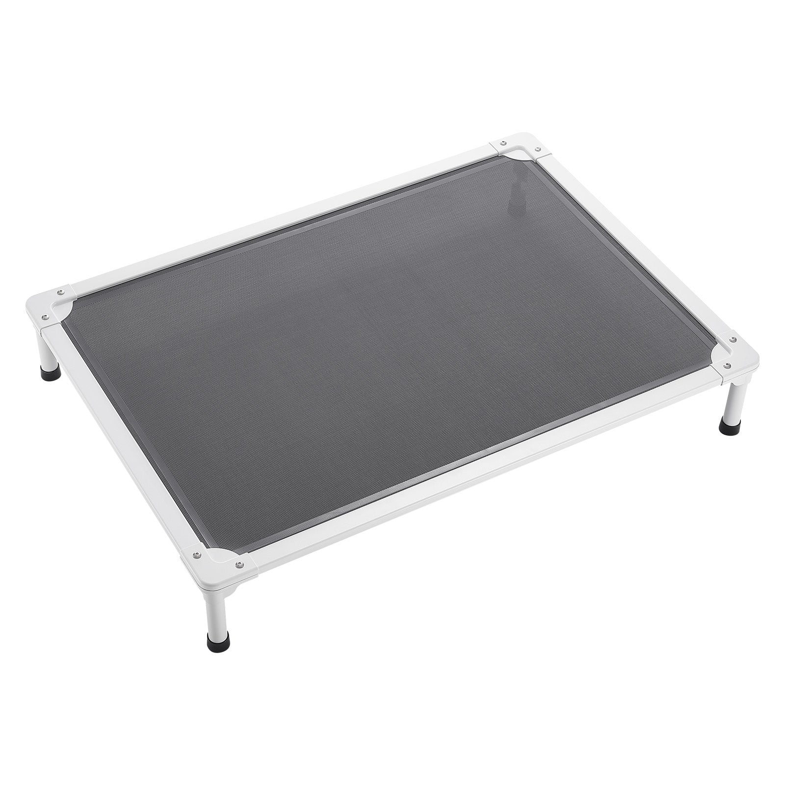 Elevated Dog Bed for Large Dogs – Portable Raised Dog Cot with Breathable Teslin Mesh | Heavy Duty Steel Frame | 42×30 Inches | Indoor & Outdoor Pet Cot