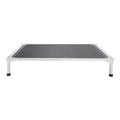 Elevated Dog Bed for Large Dogs – Portable Raised Dog Cot with Breathable Teslin Mesh | Heavy Duty Steel Frame | 42×30 Inches | Indoor & Outdoor Pet Cot